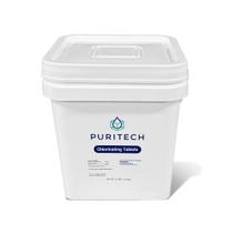 Tabletes de Cloro para Piscina Puri Tech 3 Polegadas 1,8 kg de Dissolução Lenta Tabletes de Cloro para Piscina Puri Tech 3 Polegadas 1,8 kg de Dissolução Lenta