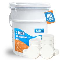 Tabletes de Cloro TABIT 3 polegadas 18 kg de longa duração Tabletes de Cloro TABIT 3 polegadas 18 kg de longa duração