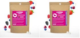 Tabletes de Creme Dental CHOMP Junior Sabor Muito Frutas Vermelhas Pacote com 2 Tabletes de Creme Dental CHOMP Junior Sabor Muito Frutas Vermelhas Pacote com 2