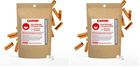 Tabletes de Creme Dental CHOMP Super Clareador Canela 2 Unidades Tabletes de Creme Dental CHOMP Super Clareador Canela 2 Unidades