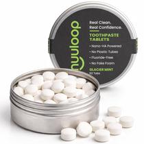 Tabletes de Creme Dental NuuLoop Glacier Mint 62 Unidades Tabletes de Creme Dental NuuLoop Glacier Mint 62 Unidades