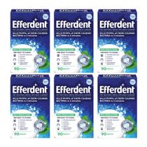 Tabletes de Limpeza para Aparelho Efferdent Menta Fresca 540 unidades