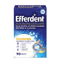 Tabletes de Limpeza para Contenção Efferdent 90 Unidades Clareadoras Tabletes de Limpeza para Contenção Efferdent 90 Unidades Clareadoras