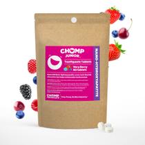 Tabletes de Pasta de Dente CHOMP Junior Very Berry 60 comprimidos Tabletes de Pasta de Dente CHOMP Junior Very Berry 60 comprimidos