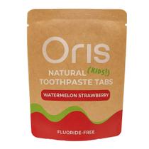 Tabletes de Pasta de Dente Infantil Oris Health Sem Flúor Sabor Melancia Tabletes de Pasta de Dente Infantil Oris Health Sem Flúor Sabor Melancia