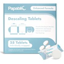 Tabletes Descalcificantes Papablic 25 Unidades Seguras para Aparelhos de Bebê