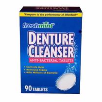 Tabletes para Limpeza de Dentadura (90 Unidades) - Novas Importações Mundiais
