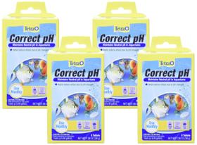 Tabletes Tetra Correct pH 8 Unidades para Água de Aquário Pacote com 4