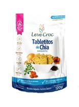 Tabletitos de Chia Leve Crock 120g - Sem Glúten, Sem Lactose e Vegano