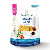 Tabletitos Veganos Sem Glúten Leve Croc SABORES:Chia