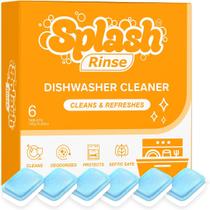 Tablets de limpeza de lava-louças Splash Rinse Deep Cleaning 6 Tablets de limpeza de lava-louças Splash Rinse Deep Cleaning 6