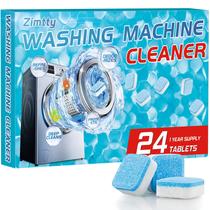 Tablets de limpeza para máquinas de lavar roupa Zimtty for HE Washers (pacote com 24)