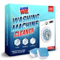 Tablets de limpeza para máquinas de lavar Shine Wiz Deep Clean x24