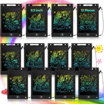 Tablets LCD para escrever e desenhar Tinlade, 8,5 polegadas, pacote com 12 unidades, pretos