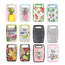 Taboa De Corte de Carne legumes Churrasco Sushi Peixe Frutas Pvc 25x16cm Tabua