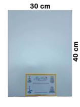 Tábua branca retangular 30x40cm algo mais