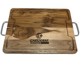 Tabua com alça personalizada para churrasco