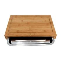 Tábua com Bandeja Inox Mimo Ecokitchen BM24103 - Mimo Style Tábua com Bandeja Inox Mimo Ecokitchen BM24103 - Mimo Style