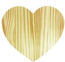 Tábua Coração de Madeira Para Servir Frios Queijo Aperitivos