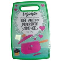 Tábua Corte Carne Legumes Plástico Reforçado Resistente 36Cm