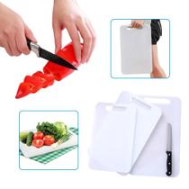 Tábua Corte Carne Plástico Resistente Cozinha 33x20 Topchef