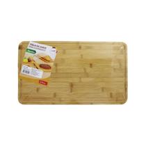 Tabua Corte Grande Bambu 50x30cm Churrasco Carnes Tabua Corte Grande Bambu 50x30cm Churrasco Carnes