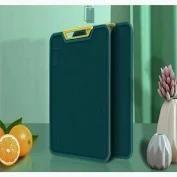 Tabua Corte Legumes Carnes Antiderrapante Anti Mofo Premium Cor Verde Retangular