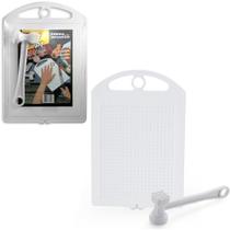 Tabua Corte Plastico Grande Afiador + Martelo 23,3X29,5Cm
