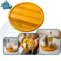 Tábua De Bambu 20x20 Cm Versátil Para Cortar Temperos, Servir Queijos Frutas e Organizar Cozinha Despensa e Banheiro Tábua De Bambu 20x20 Cm Versátil Para Cortar Temperos, Servir Queijos Frutas e Organizar Cozinha Despensa e Banheiro