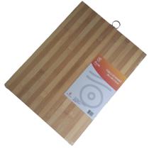 Tabua De Bambu Carne Madeira Churrasco Grande 40 X 30 x1,4cm