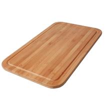 Tabua de Bambu Carne Madeira Churrasco Grande Legumes 50X30 MOR