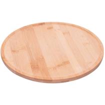 Tábua de Bambu Giratória 30x2cm Lyor Servir Frios Embutidos Petiscos Salgados