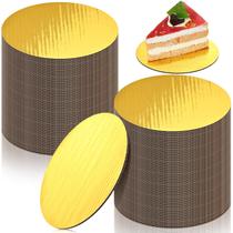 Tábua de bolo Newtay, 100 unidades, bandeja de cozimento redonda de papelão de 12,7 cm Tábua de bolo Newtay, 100 unidades, bandeja de cozimento redonda de papelão de 12,7 cm