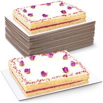 Tábua de bolo Zopeal Retangular 40 peças 34x25cm branca