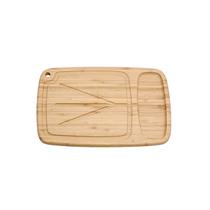 Tabua de Carne Churrasco Bambu Sulco Vinco 40cm Tabua de Carne Churrasco Bambu Sulco Vinco 40cm