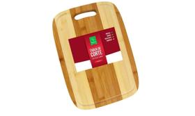 Tábua De Carne Corte Churrasco Com Alça Bambu Sustentável