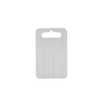 Tabua de Carne Corte Cozinha Profissional Aço Inox 24x15cm