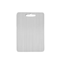 Tabua de Carne Corte Cozinha Profissional Aço Inox 36x25cm