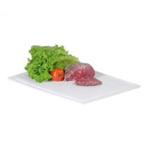 Tabua de Carne de Plastico Grande 51,1x40,8 cm Edu Guedes Plasutil Corte Legumes, Carne, Churrasco, Alimentos Azul
