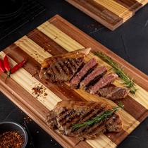 Tábua de Carne Grande 42x30 cm Madeira Pinus e Jequitibá