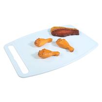 Tábua De Carne Legumes Cortar Fatiar Para Cozinha Churrasco 26,5x44,5cm Com Alça