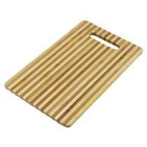 Tabua de carne madeira bambu churrasco grande 20 x 30cm