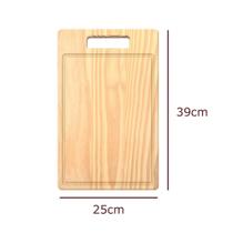 Tábua de Carne Pinus com Canaleta Tábua de Carne Pinus com Canaleta