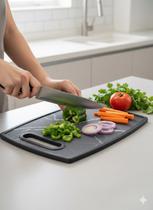 Tábua de Carne Plástico Marmorizada Para Corte Tábua de Churrasco