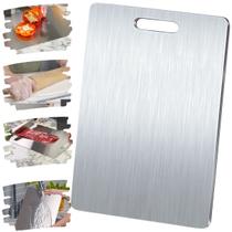 Tabua De Carne Total Inox430 Para Churrasco Alta Resistência Cozinha Gourmet