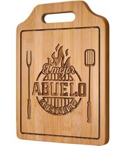 Tábua de cortar AceThrills Abuelo Gifts Bamboo 31,2 L x 22,1 L cm