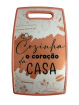 Tábua de Cortar Carne Alimentos Plástica Com Estampa - Tábua de Cortar Carne Alimentos Plástica Com Estampa -