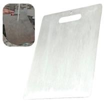 Tábua De Cortar Carne Corte Churrasco Para Cozinha 3324cm inox escovado