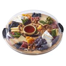 Tábua de Cortar Farberware Build-a-Board com 5 Compartimentos de Bambu Tábua de Cortar Farberware Build-a-Board com 5 Compartimentos de Bambu