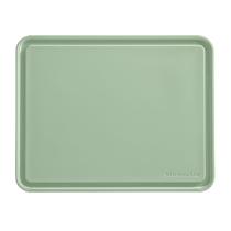 Tábua de cortar KitchenAid Classic Plastic 11x14 polegadas verde